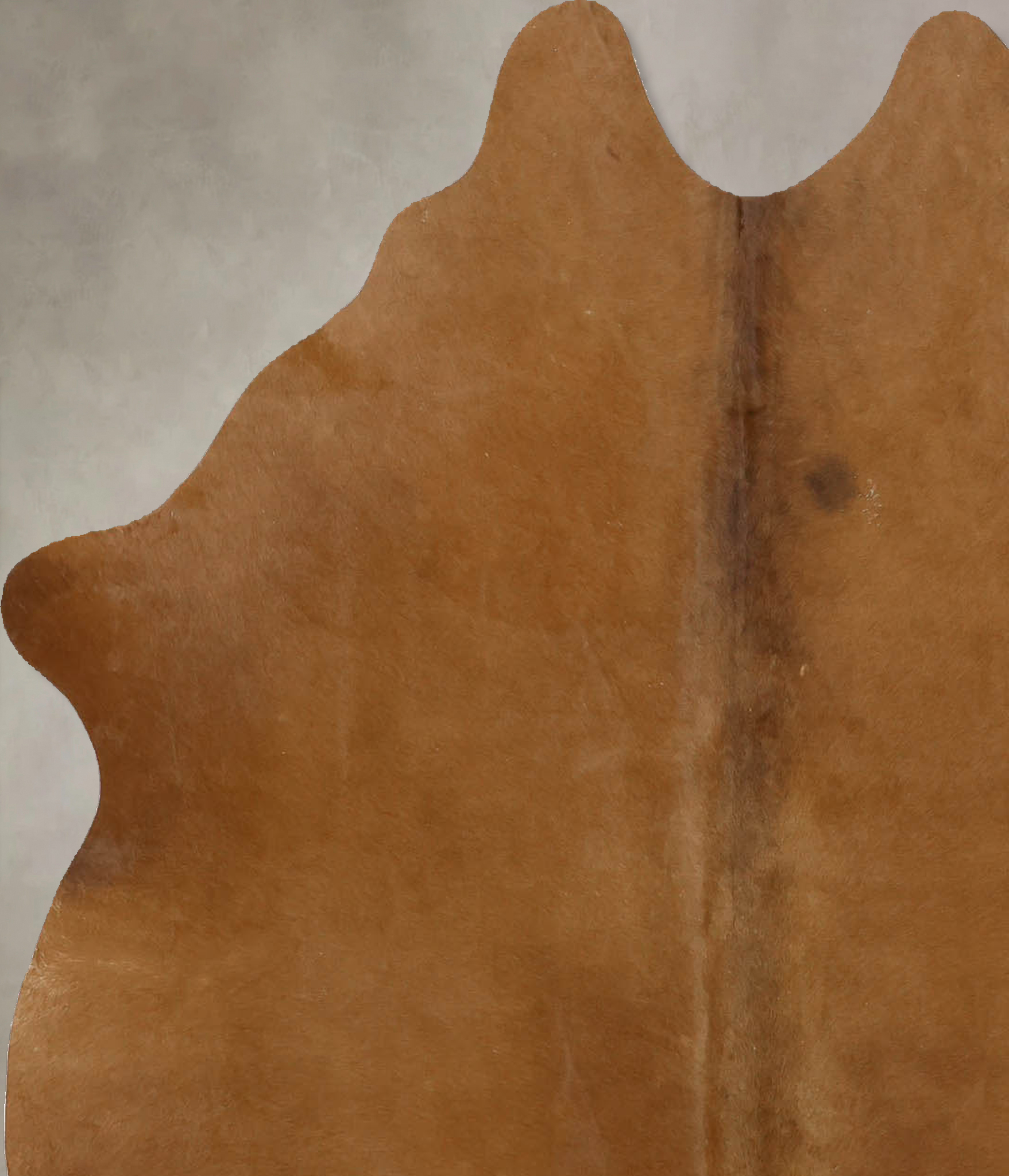 Solid Brown Cowhide Rug #B11024