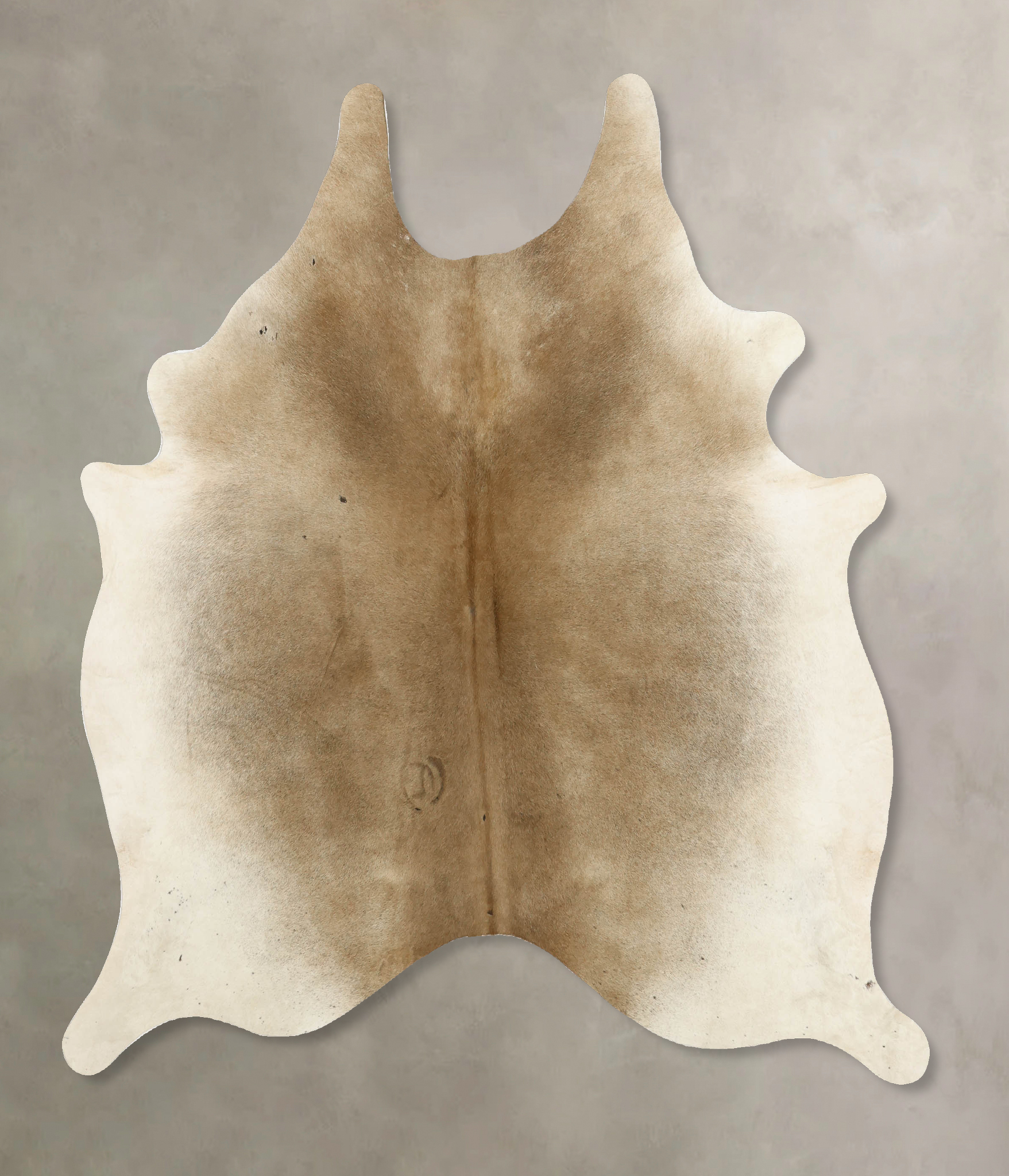 Grey with Beige Cowhide Rug #B11045