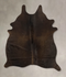 Chocolate Medium Brazilian Cowhide Rug 6'0