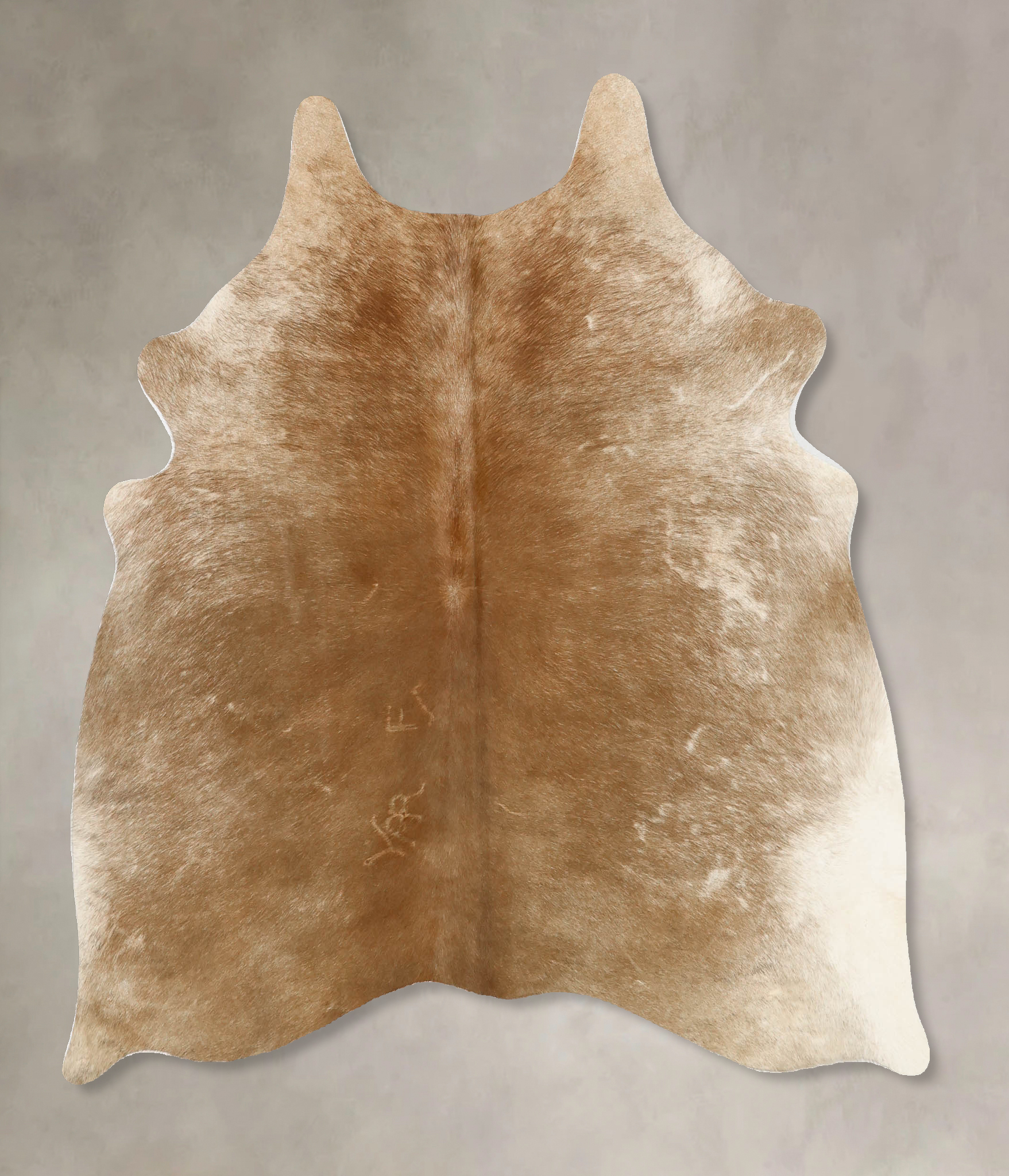 Light Caramel Cowhide Rug #B11053