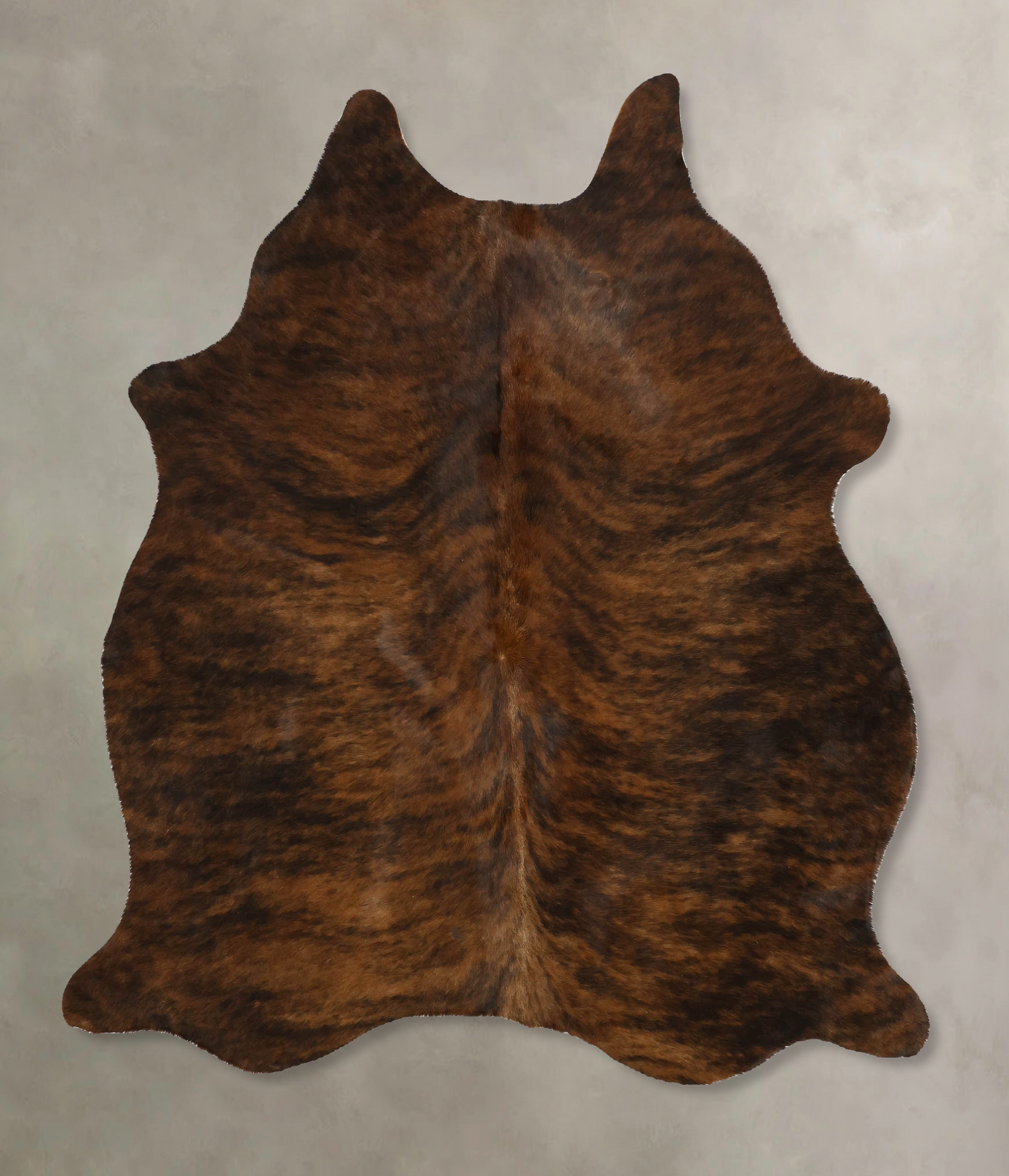 Dark Brindle Cowhide Rug #B11062