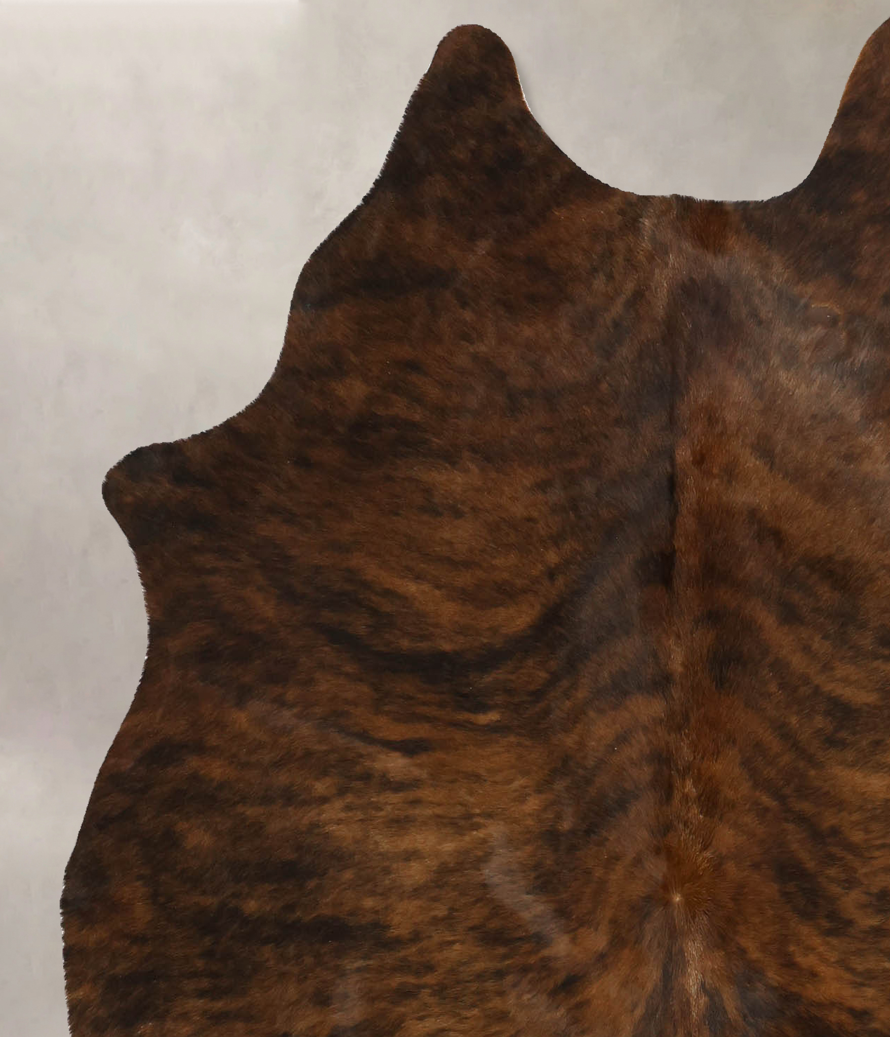 Dark Brindle Cowhide Rug #B11062