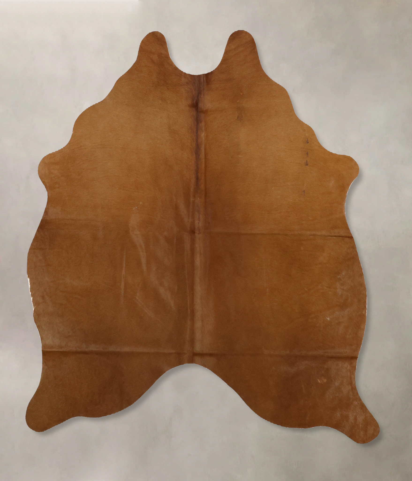 Solid Brown Cowhide Rug #B11068