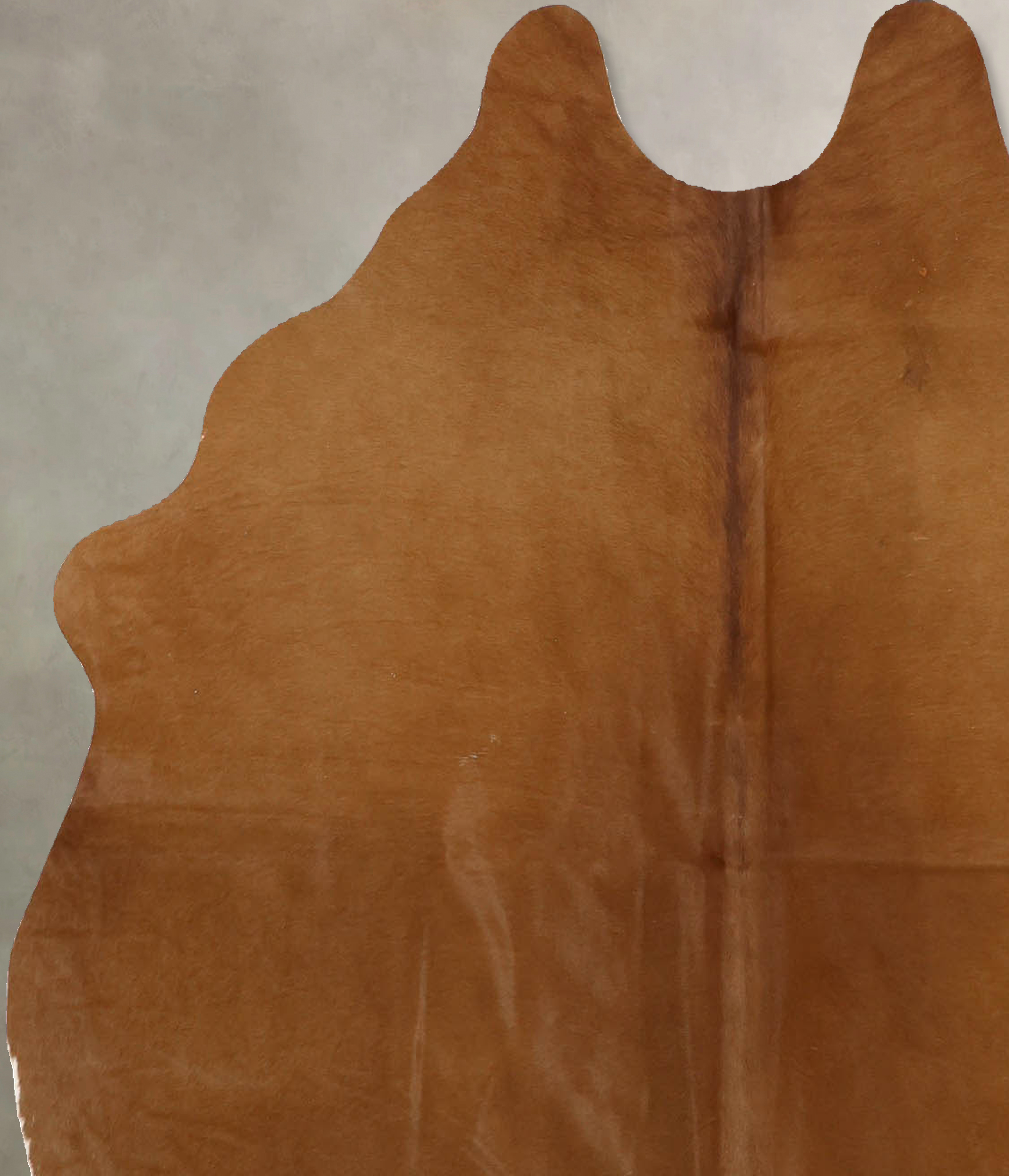 Solid Brown Cowhide Rug #B11068