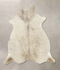 Champagne Large Brazilian Cowhide Rug 6'2