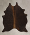 Chocolate Medium Brazilian Cowhide Rug 6'2