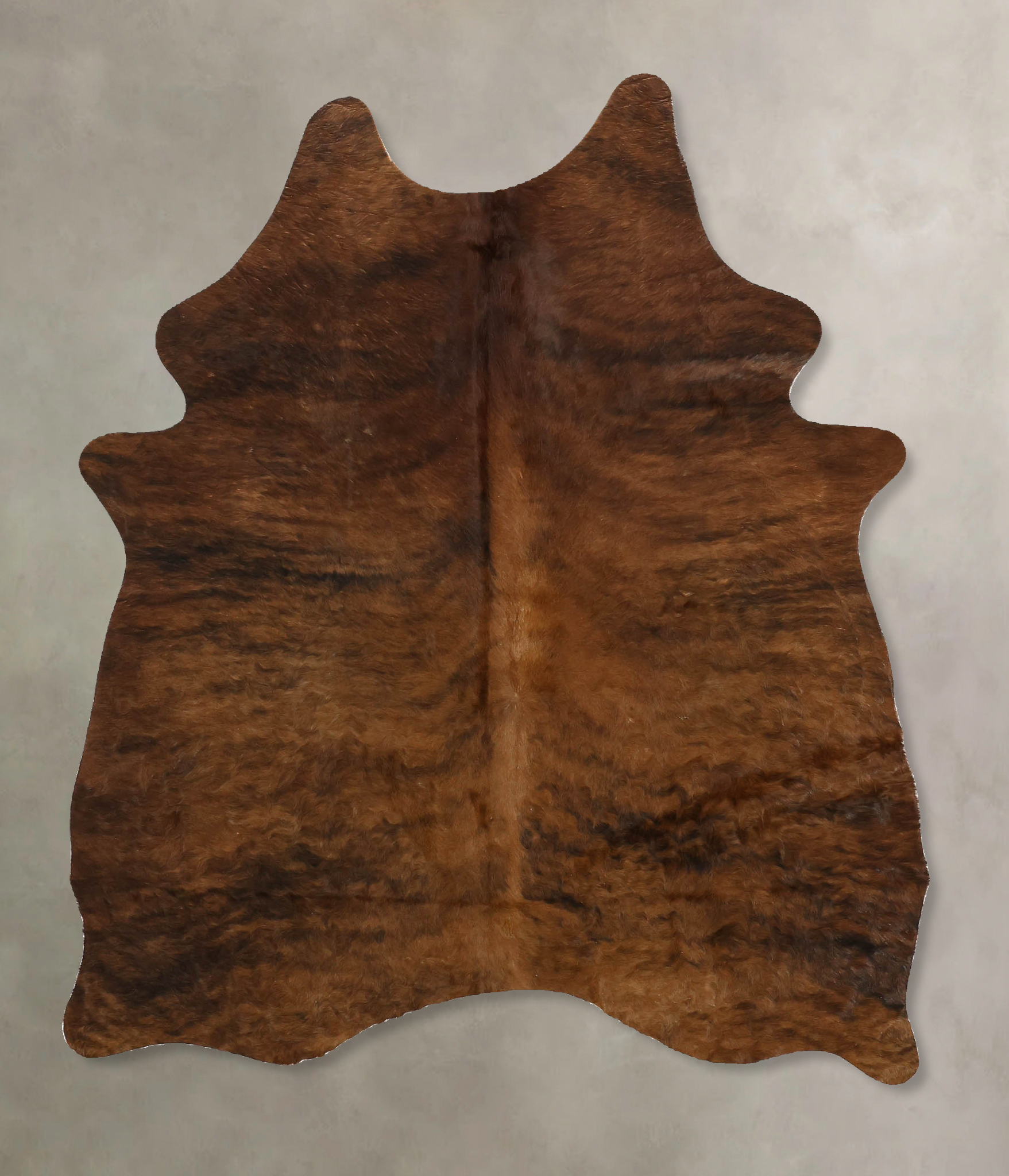 Dark Brindle Cowhide Rug #B11081