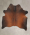 Warm Caramel Large Brazilian Cowhide Rug 5'11