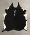 Black and White Large Brazilian Cowhide Rug 6'6