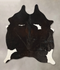 Black and White Large Brazilian Cowhide Rug 7'2