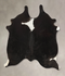 Black and White Large Brazilian Cowhide Rug 6'2