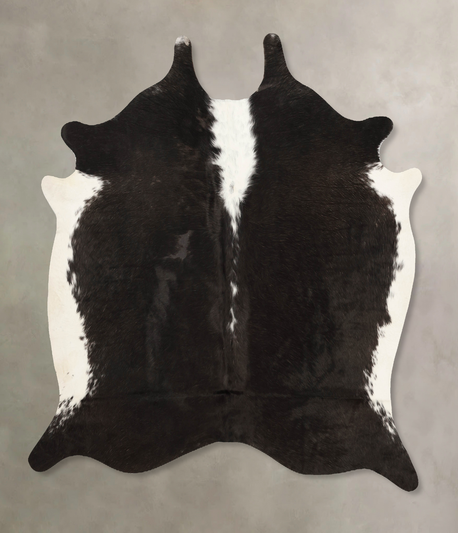 Black and White Cowhide Rug #B11122