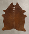 Brown and White Regular Large Brazilian Cowhide Rug 6'10