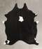 Black and White Large Brazilian Cowhide Rug 6'6