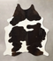 Black and White X-Large Brazilian Cowhide Rug 6'9