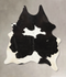 Black and White X-Large Brazilian Cowhide Rug 6'11