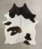 Chocolate and White Large Brazilian Cowhide Rug 7'0