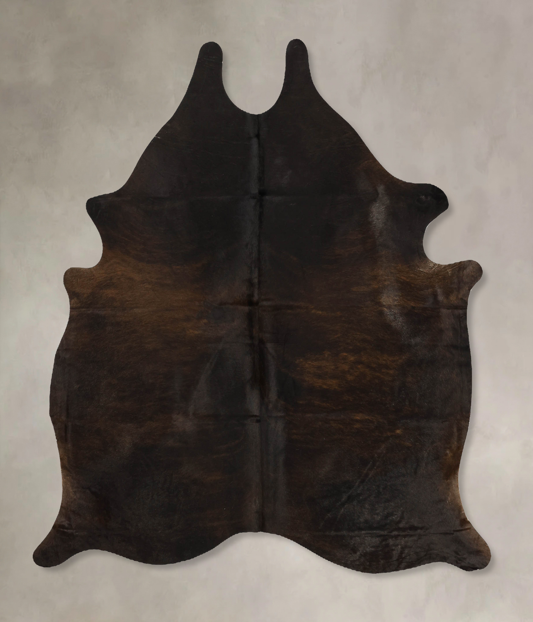 Dark Brindle Cowhide Rug #B11197