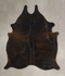 Dark Brindle Large Brazilian Cowhide Rug 6'5