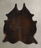 Chocolate X-Large Brazilian Cowhide Rug 6'11