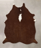 Brown and White Regular Large Brazilian Cowhide Rug 7'0