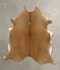 Solid Brown Large Brazilian Cowhide Rug 6'5