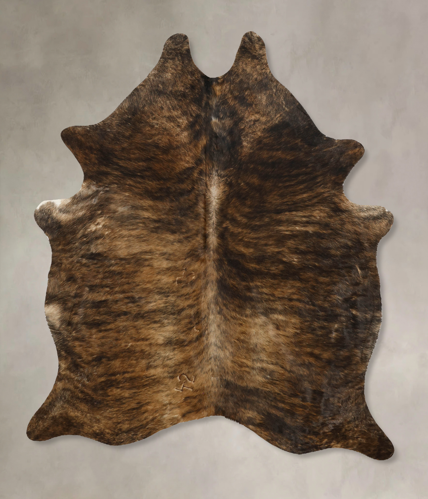 Dark Brindle Cowhide Rug #B11241