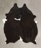 Chocolate and White Large Brazilian Cowhide Rug 6'8