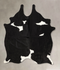 Black and White Large Brazilian Cowhide Rug 6'0