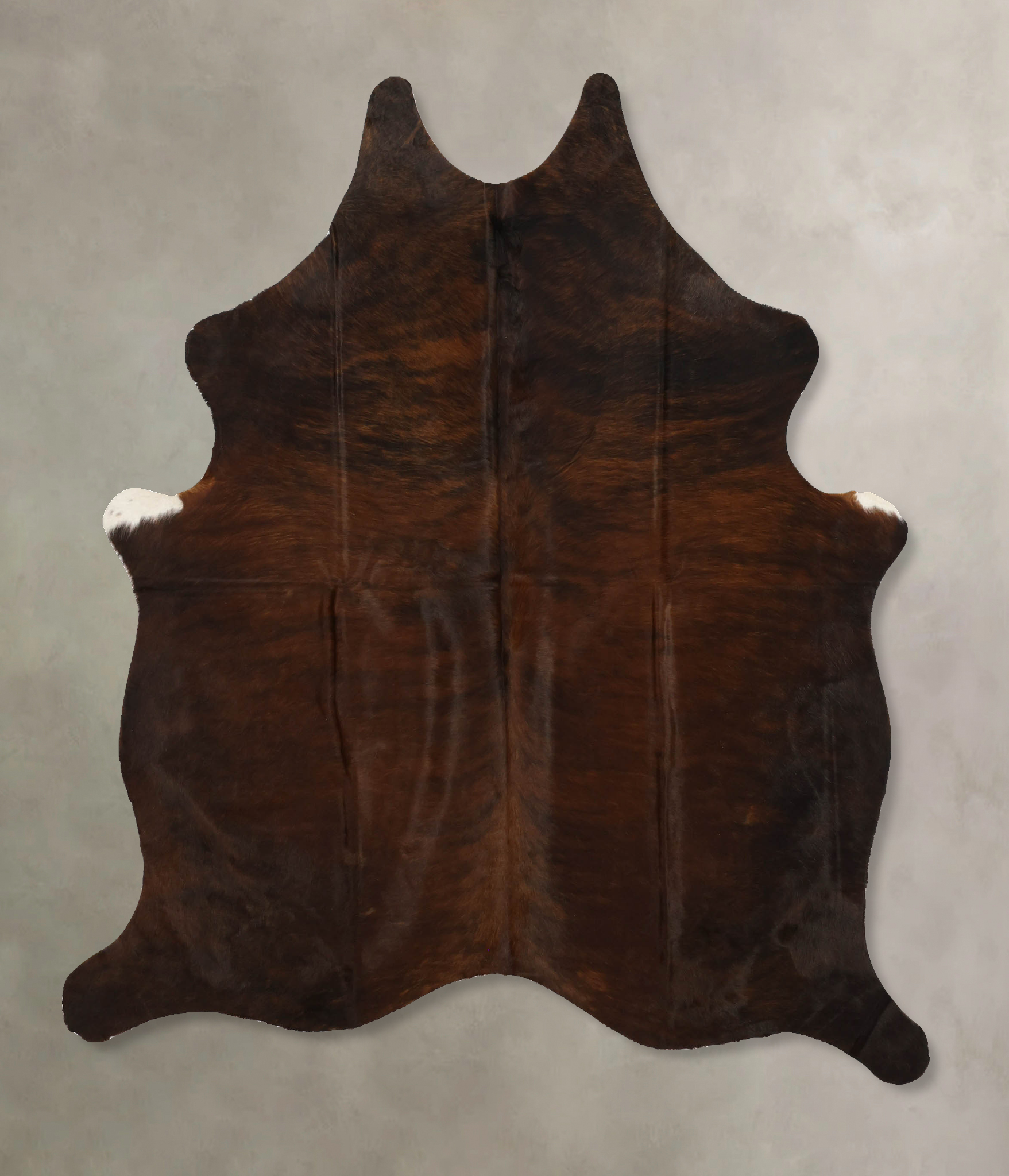 Dark Brindle Cowhide Rug #B11249