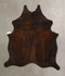 Dark Brindle Large Brazilian Cowhide Rug 6'2