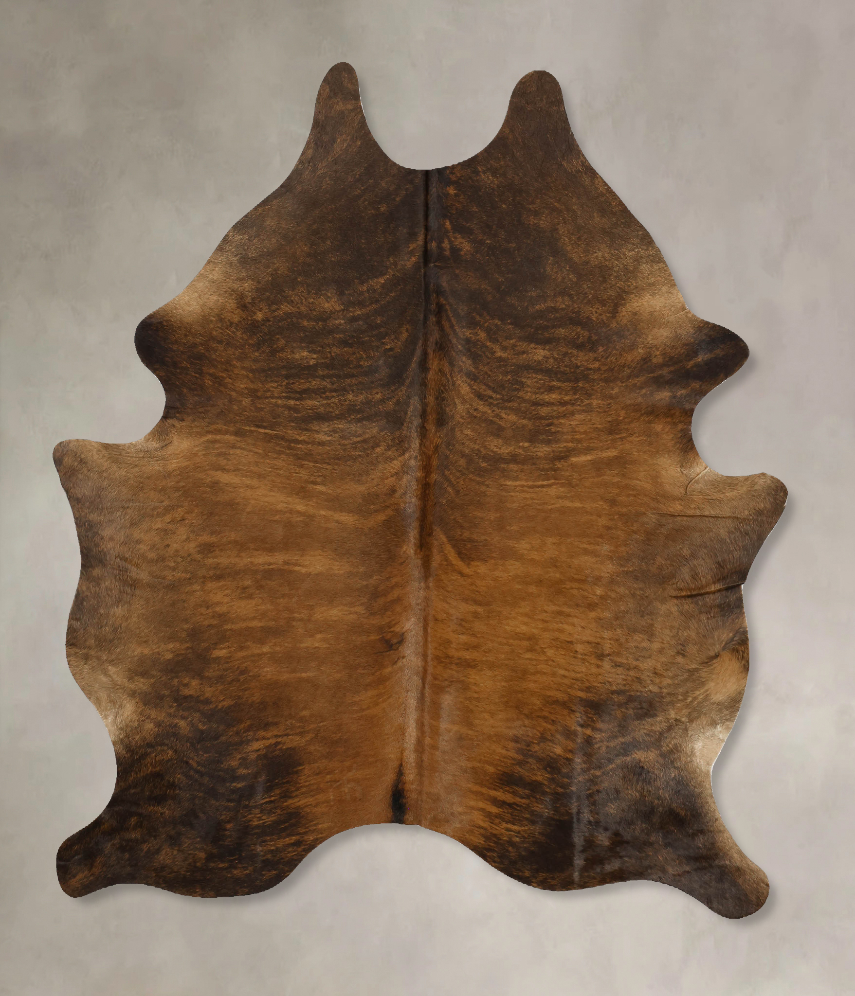 Dark Brindle Cowhide Rug #B11250