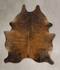 Dark Brindle Large Brazilian Cowhide Rug 6'11