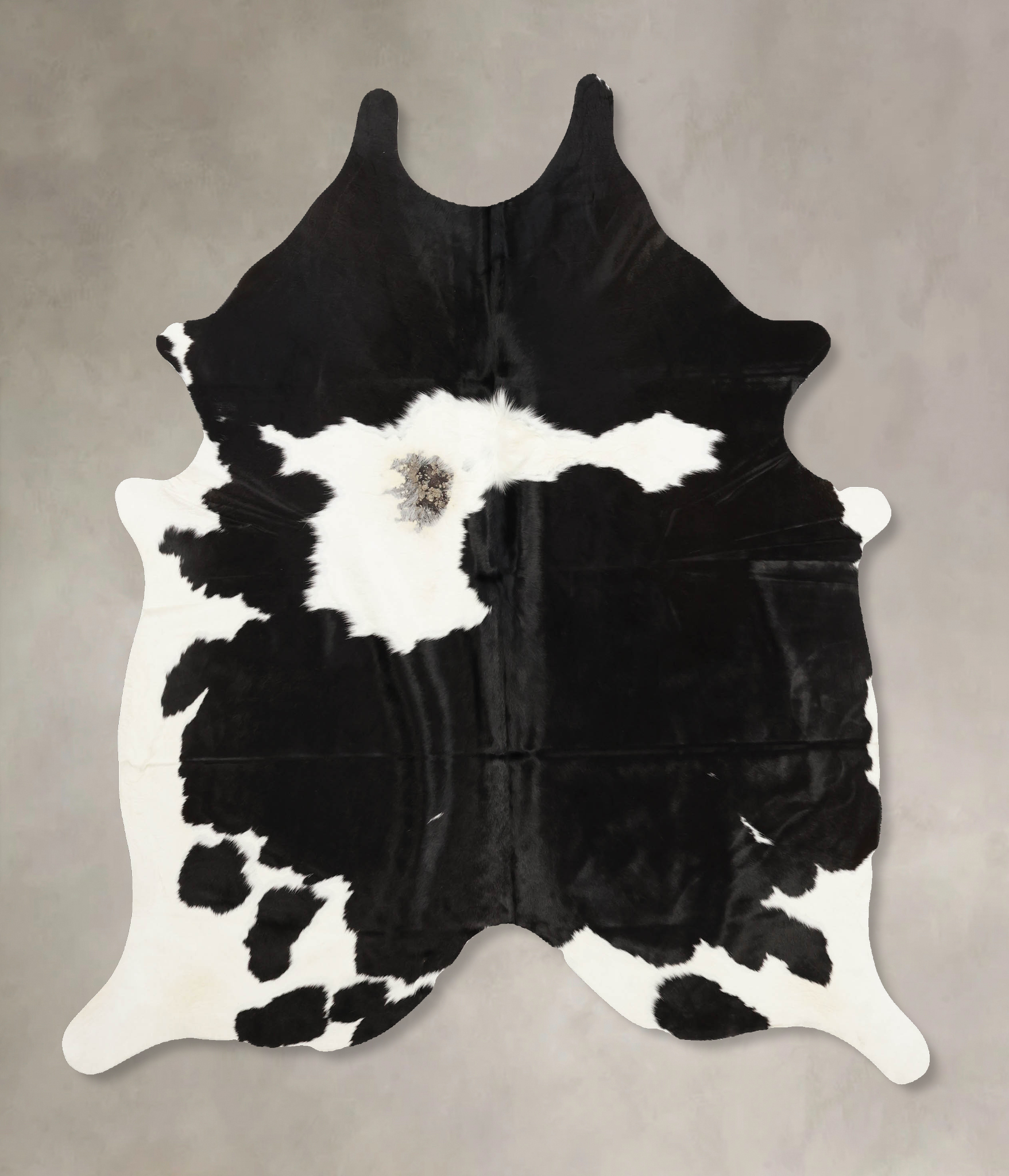 Black and White Cowhide Rug #B11255