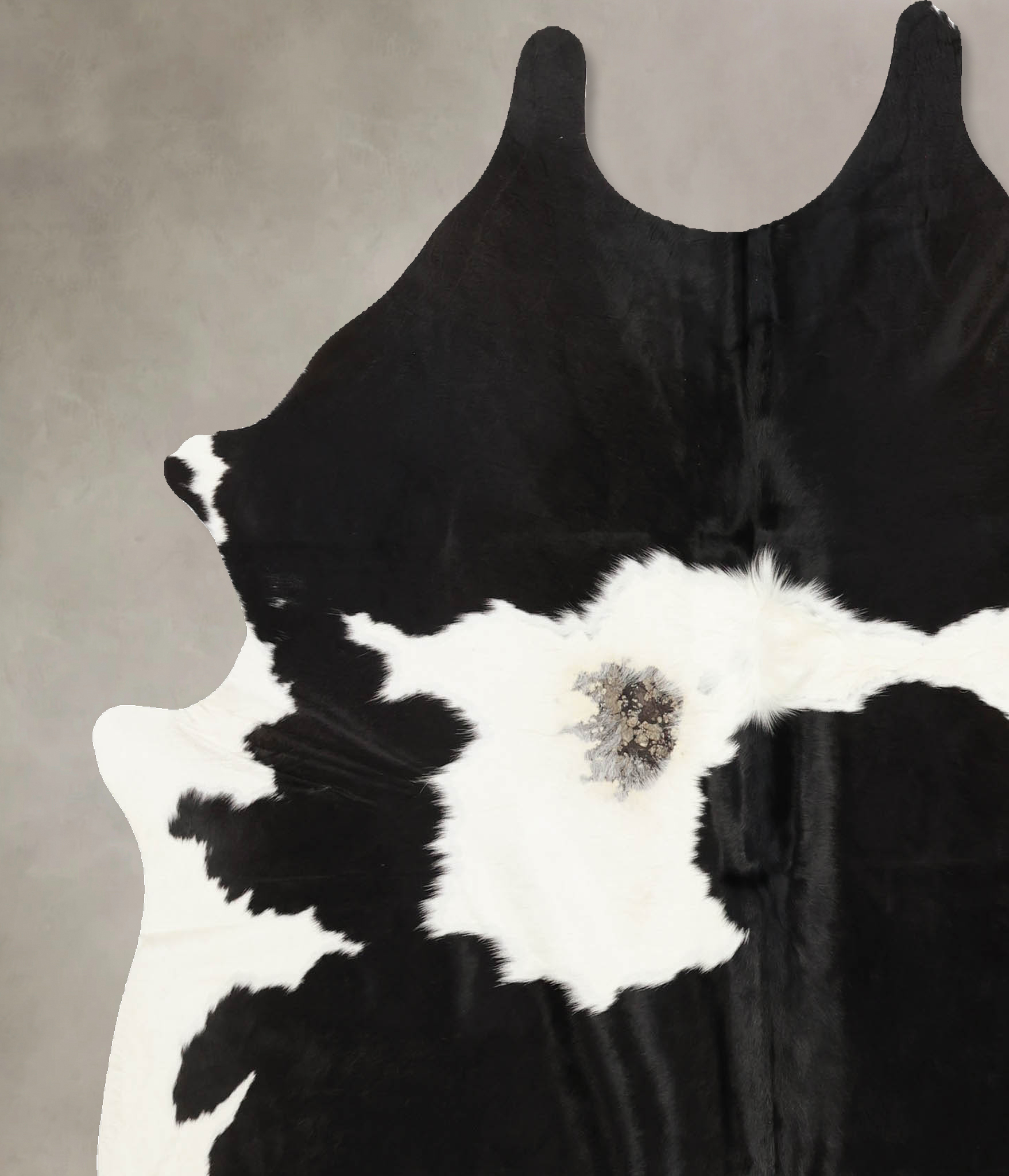 Black and White Cowhide Rug #B11255