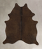 Chocolate Large Brazilian Cowhide Rug 6'3