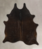 Chocolate X-Large Brazilian Cowhide Rug 7'1