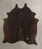 Chocolate Large Brazilian Cowhide Rug 6'4