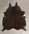 Chocolate Large Brazilian Cowhide Rug 6'8