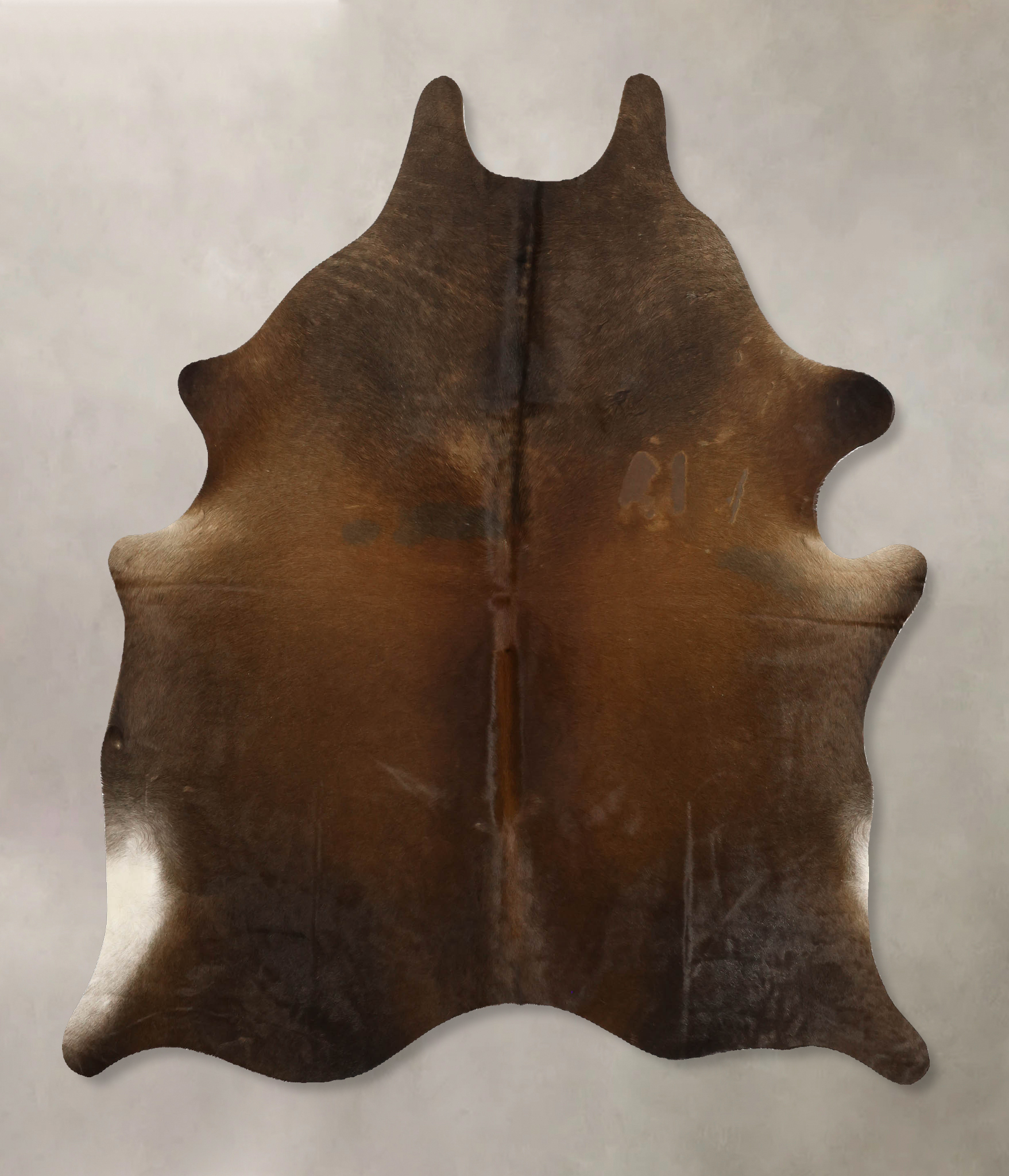 Chocolate Cowhide Rug #B11309