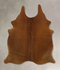 Solid Brown Large Brazilian Cowhide Rug 5'11