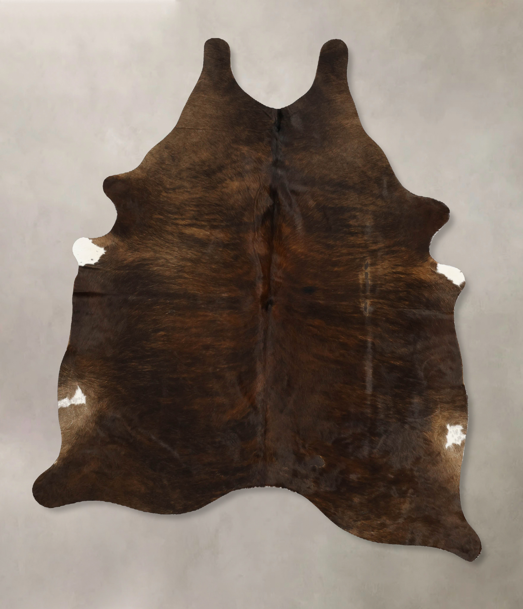 Dark Brindle Cowhide Rug #B11321