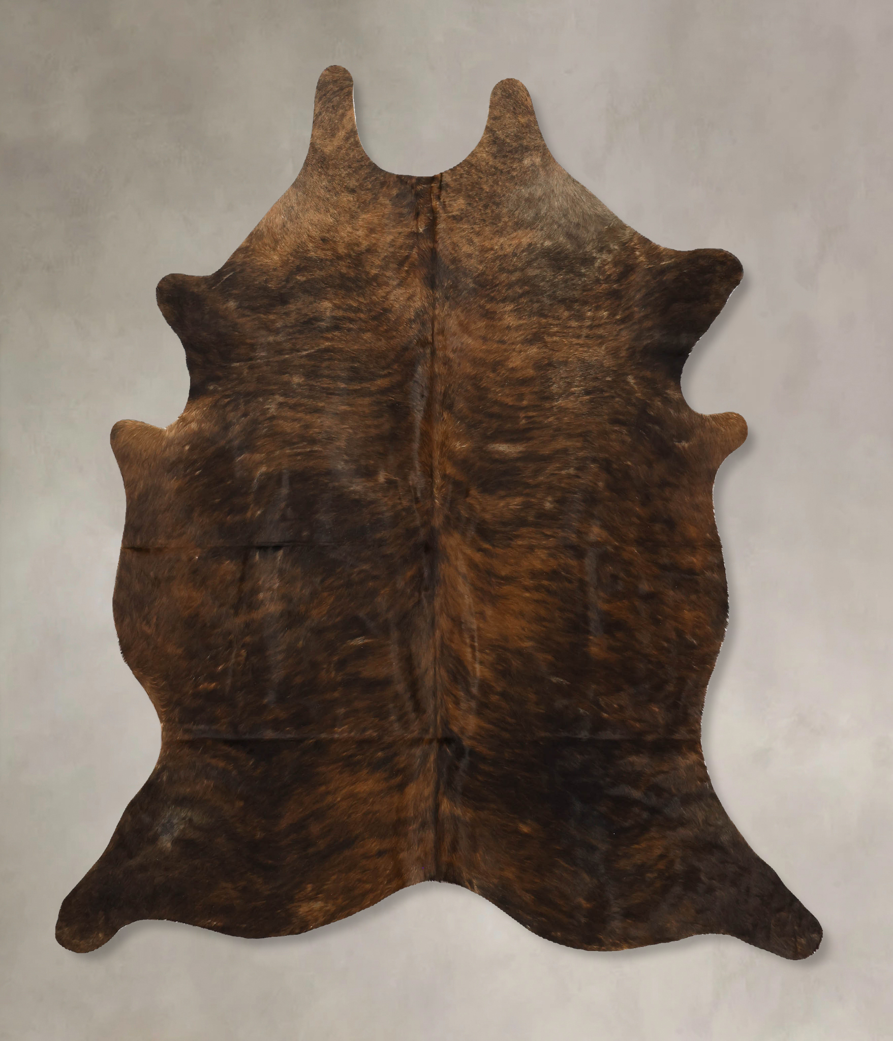 Dark Brindle Cowhide Rug #B11325