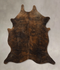 Dark Brindle X-Large Brazilian Cowhide Rug 6'9