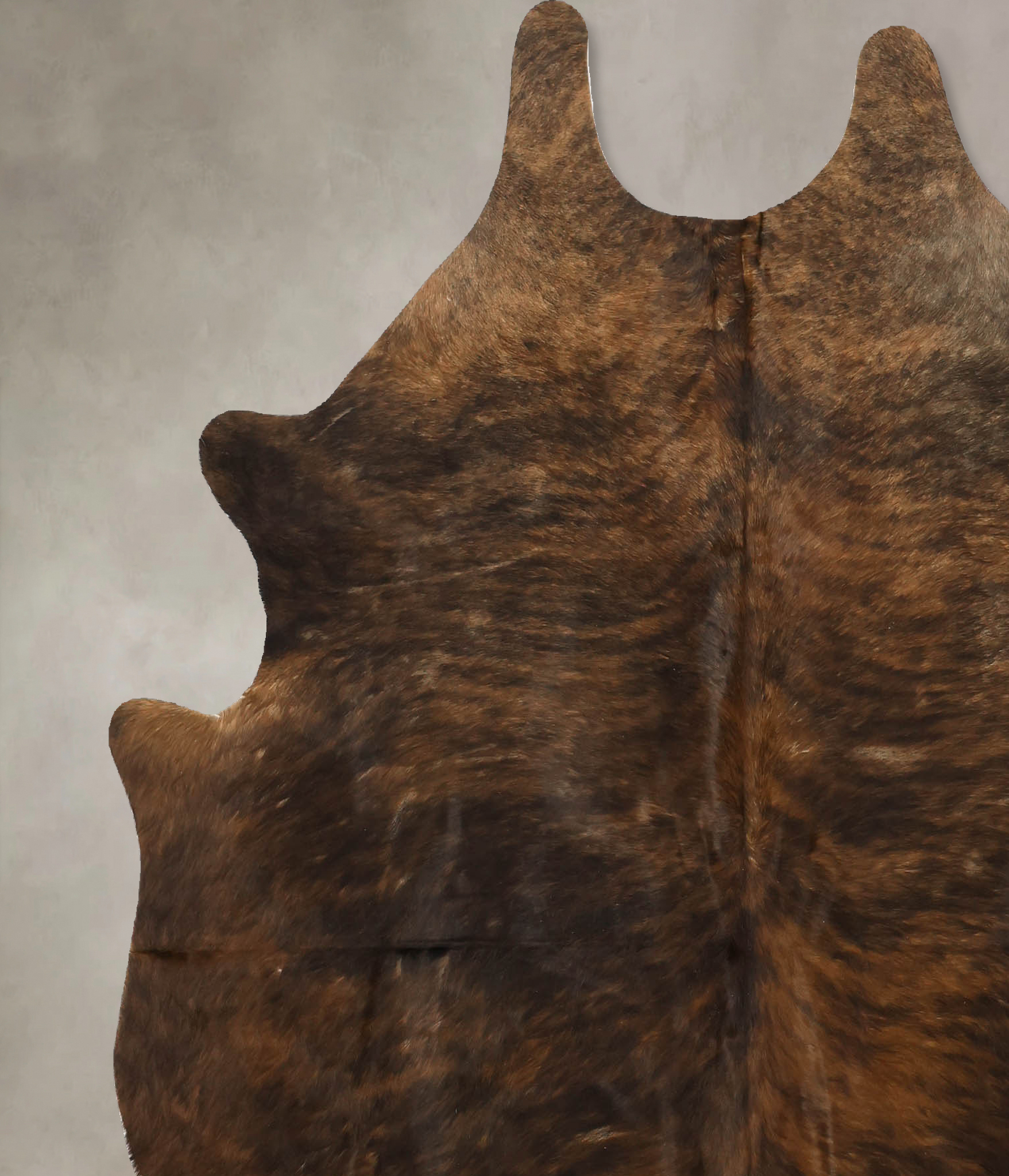 Dark Brindle Cowhide Rug #B11325