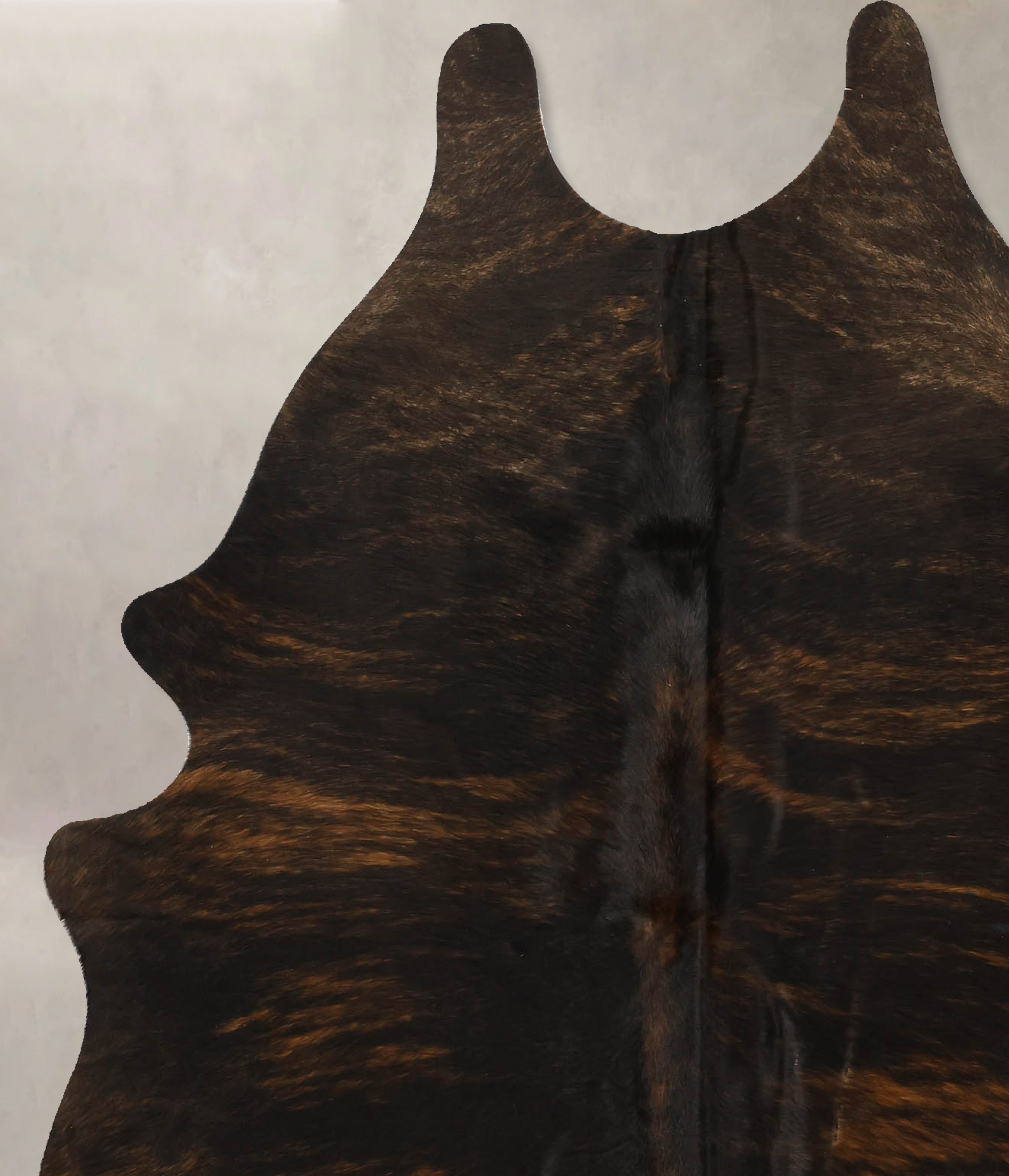 Dark Brindle Cowhide Rug #B11326