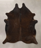 Chocolate Large Brazilian Cowhide Rug 6'4