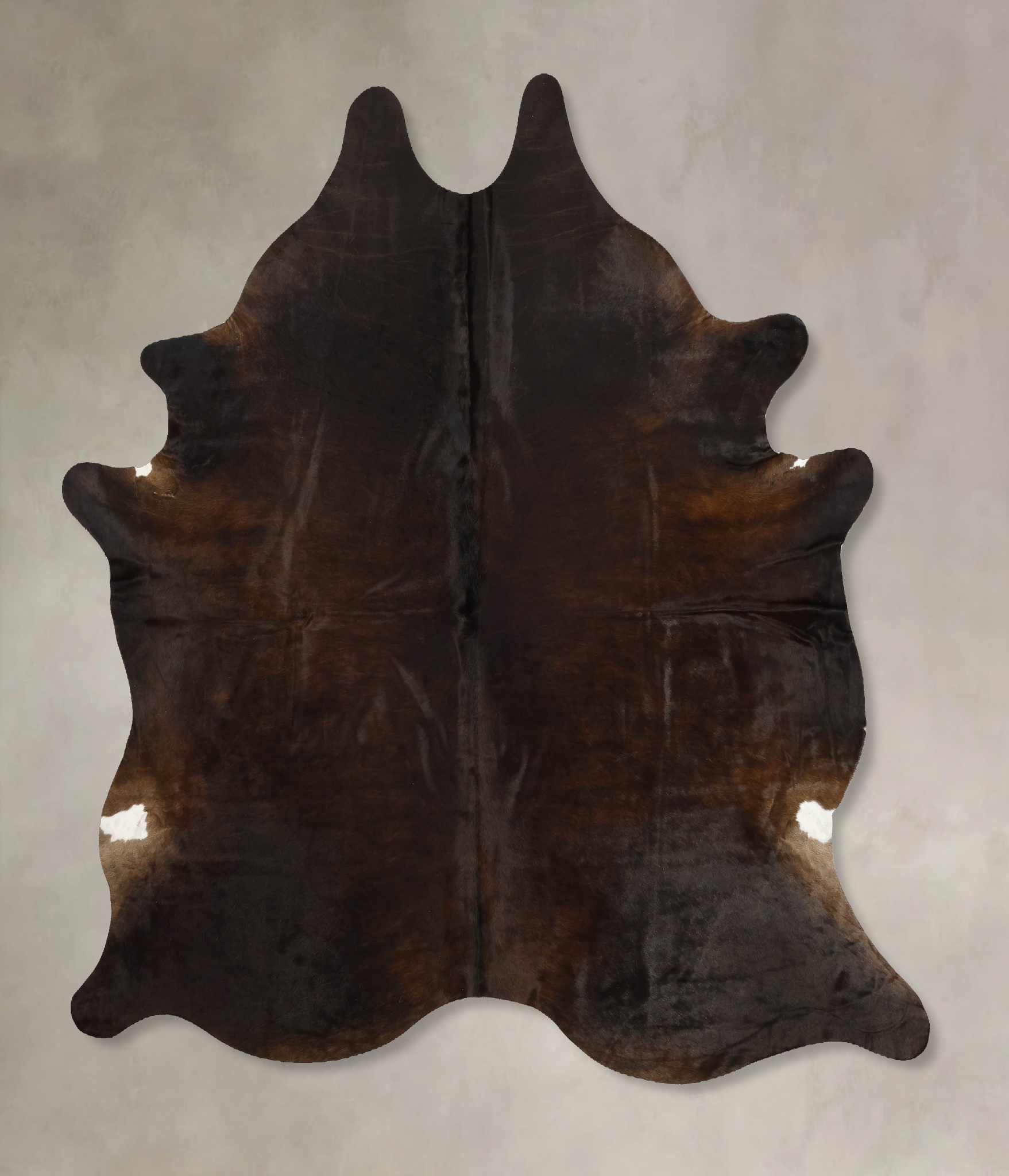 Dark Brindle Cowhide Rug #B11334