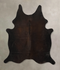 Chocolate Large Brazilian Cowhide Rug 5'11