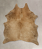 Beige Large Brazilian Cowhide Rug 6'1